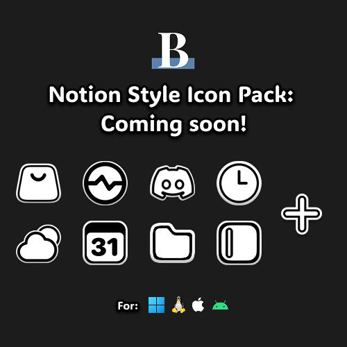Notion-Style Icon Pack